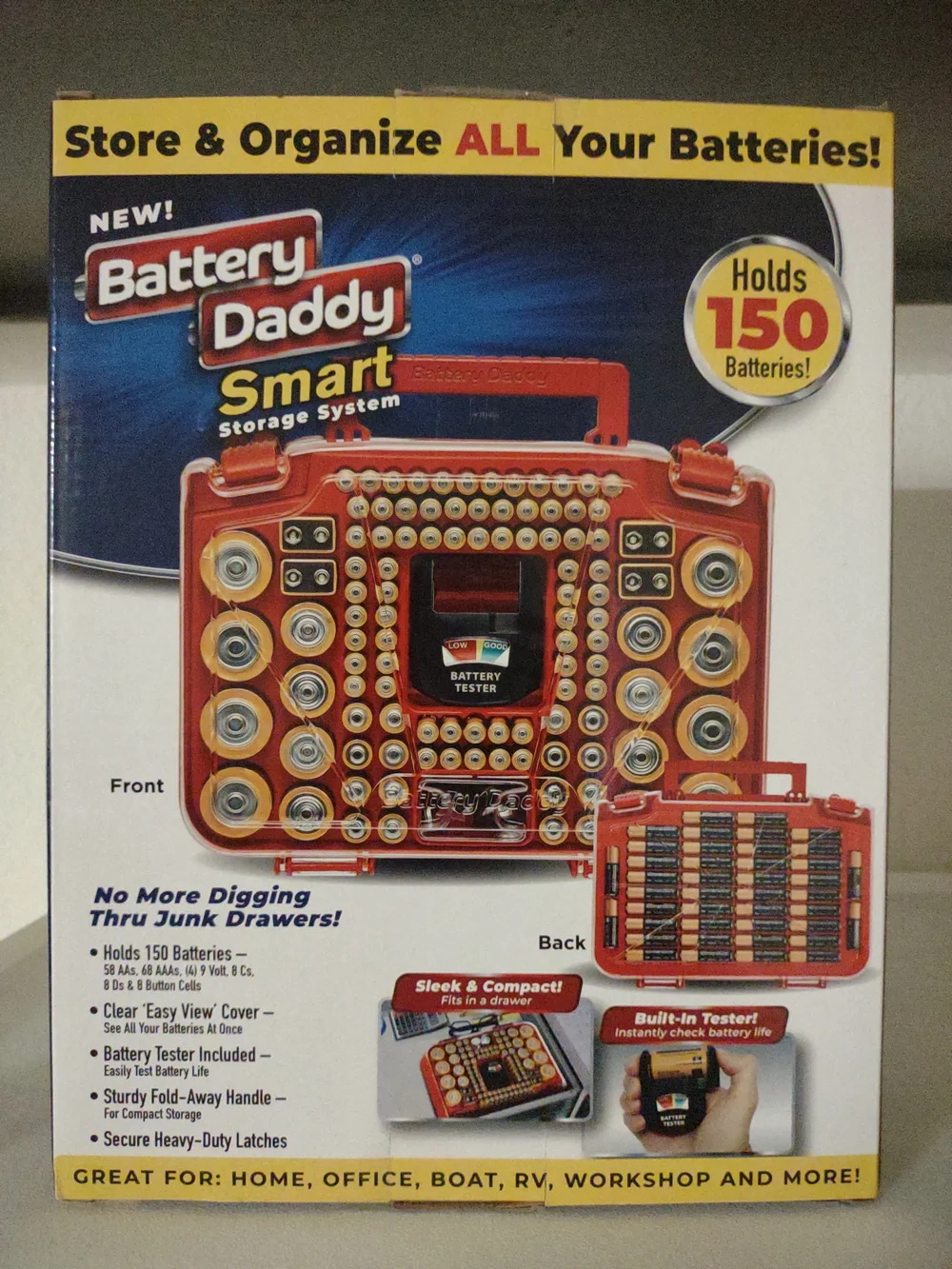 NEW Battery Daddy Storage Organization